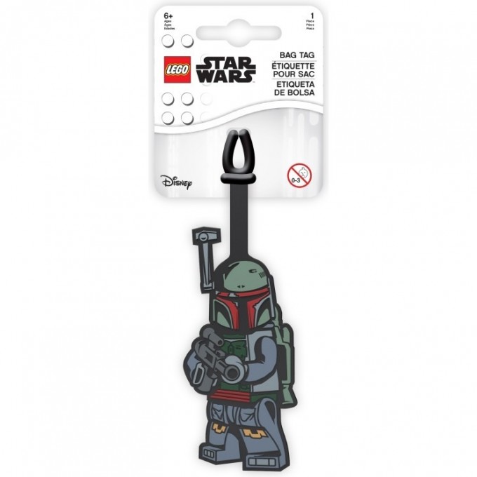 Бирка для багажа LEGO STAR WARS "BOBA FETT" 52220L 1215334
