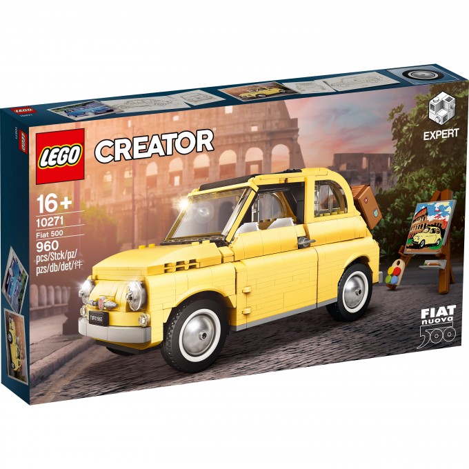 Конструктор детский LEGO CREATOR EXPERT АВТОМОБИЛЬ ФИАТ 500 10271