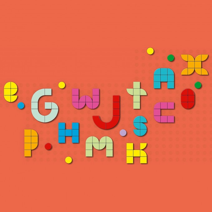 Конструктор LEGO DOTS Большой набор тайлов "БУКВЫ" 41950 3776590