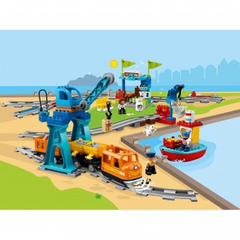 Конструктор LEGO DUPLO "ГРУЗОВОЙ ПОЕЗД" 10875