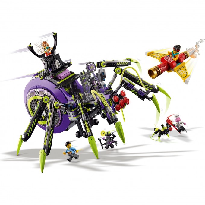 Конструктор LEGO MONKIE KID™ "БАЗА АРАХНОИДОВ КОРОЛЕВЫ ПАУКОВ" 80022 3150334