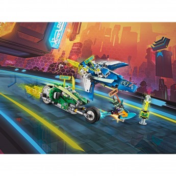 Конструктор LEGO NINJAGO «СКОРОСТНЫЕ МАШИНЫ ДЖЕЯ И ЛЛОЙДА» Ninjago 71709
