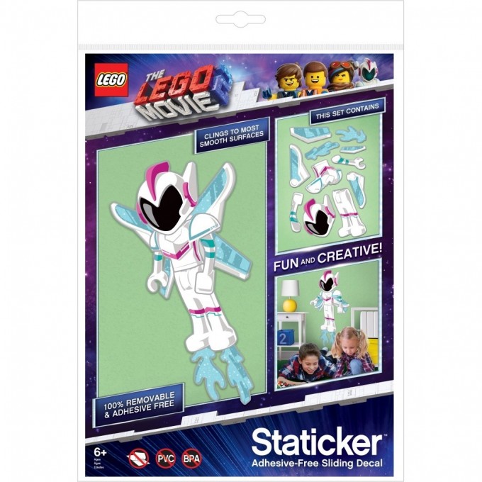 Набор многоразовых наклеек для декора LEGO MOVIE 2 SWEET MAYHEM The LEGO® Movie 2 52365L 1215307